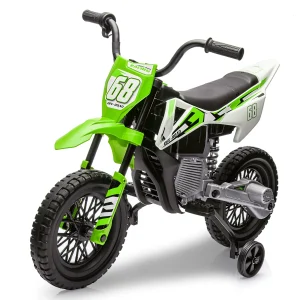 12v Kids Electric Dirt Bike with Training Wheels