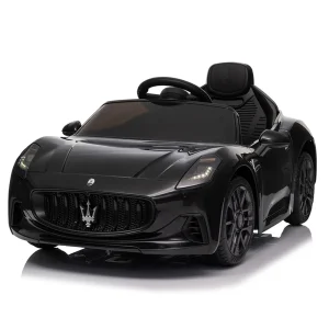 Black 12V Car Powered for Children with Parental Remote Control