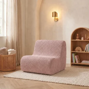 Corduroy Sofa with Carrying Handles