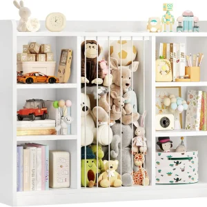 2-in-1 Toy & Stuffed Animal Organizer shelf